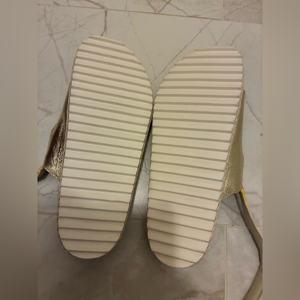 Boden Gold Rainbow Sandals - Picture 8 of 10